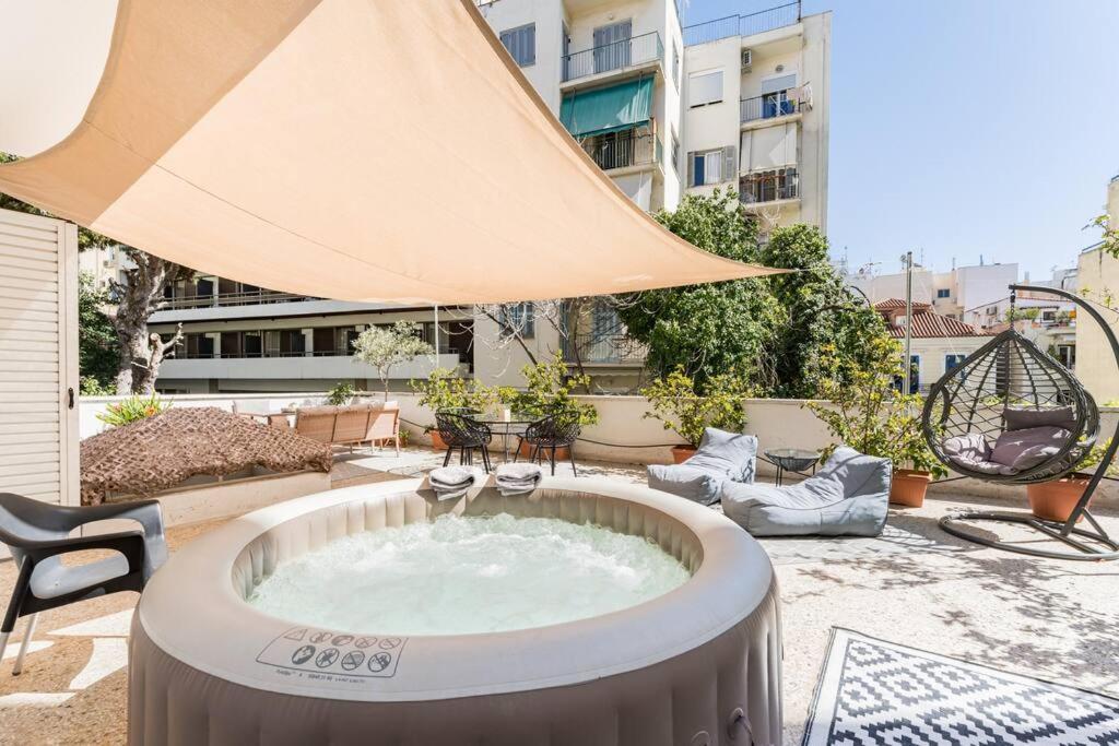 Amazing 3Bdr Apt With Unique Roof Garden In Plaka أثينا المظهر الخارجي الصورة