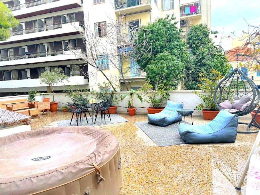 Amazing 3Bdr Apt With Unique Roof Garden In Plaka أثينا المظهر الخارجي الصورة